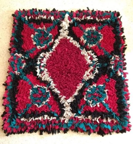CD Wool Rag Rug. 4.20